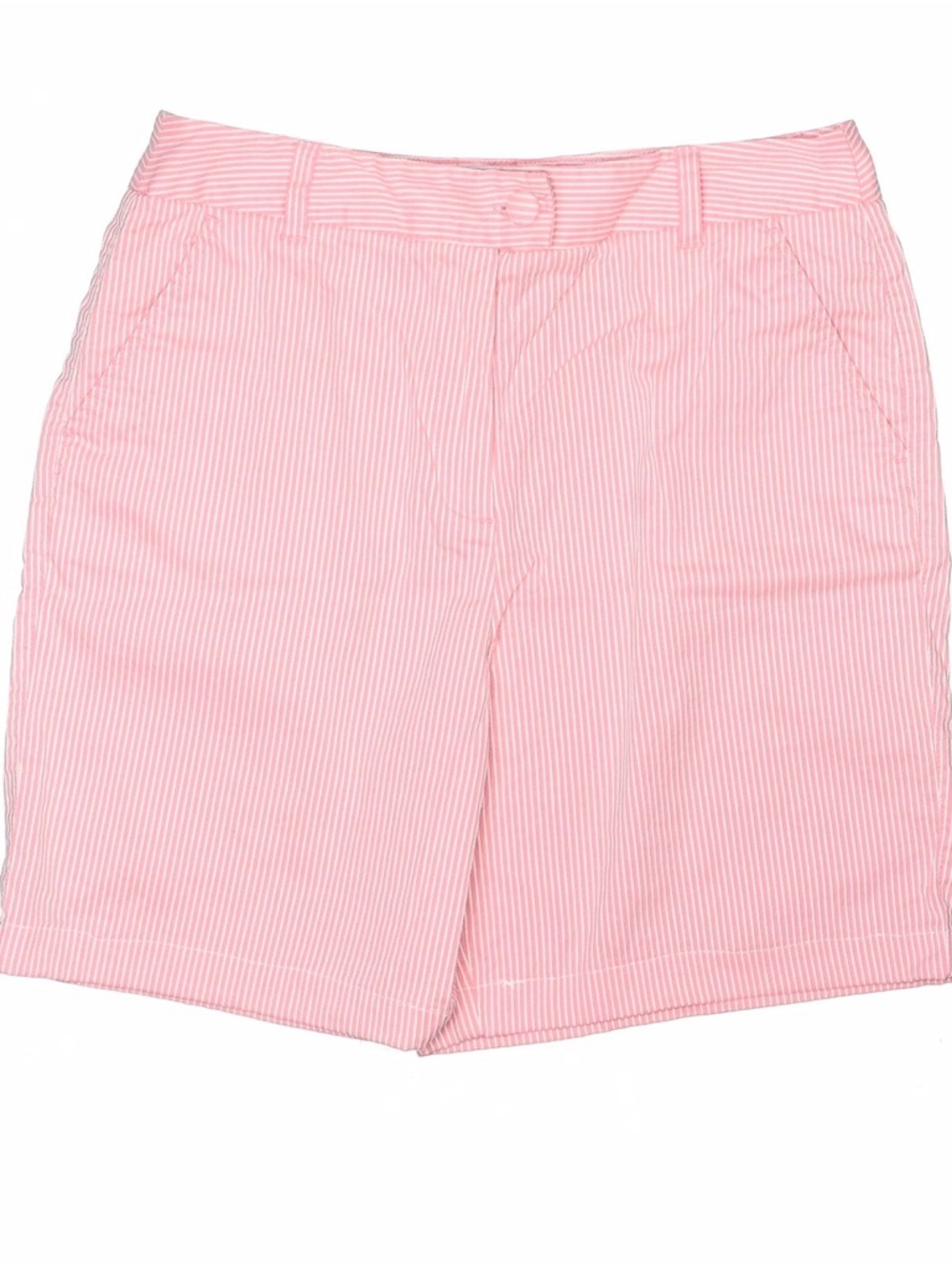 Talbots Pink Striped Bermuda Shorts